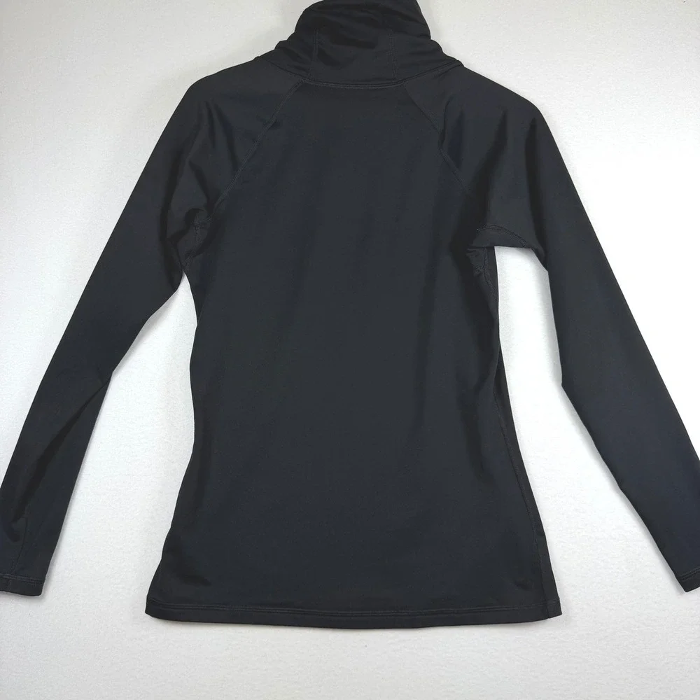 Nike Pro Dri-FIT Womens Black Cowl Neck Long Sleeve Training Top 485381-010 L